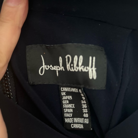 Beautiful off shoulder prom or cocktail dress by Josep Ribkoff. Size 6 us - Picture 3 of 6